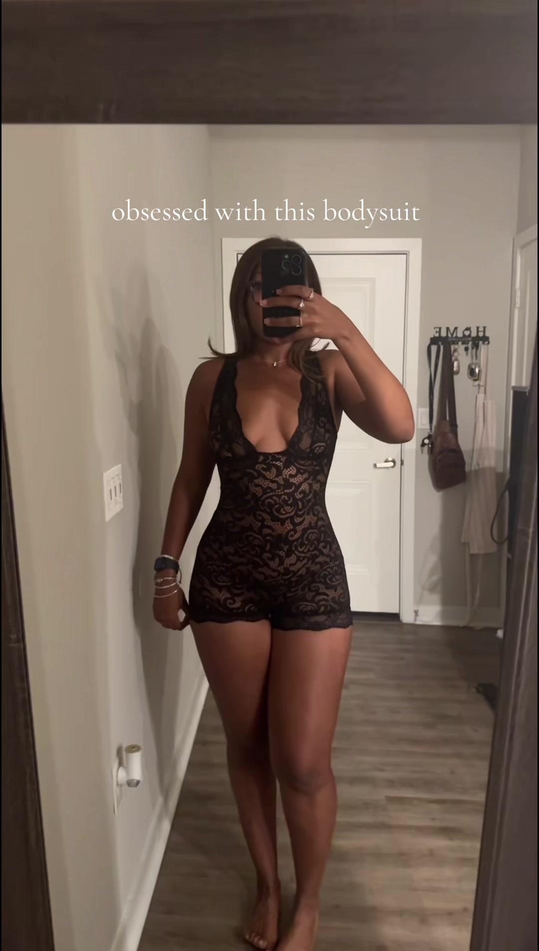 Chic Black Bodysuit @Isis Kellier