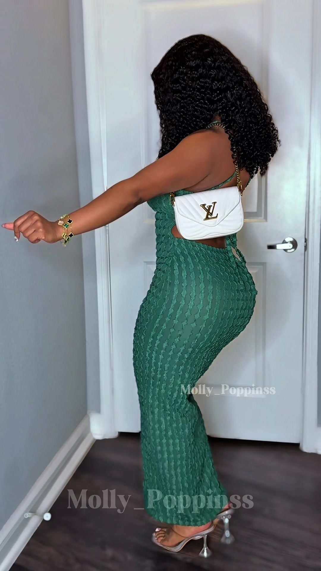Robe verte élégante @Poppinss🇳🇬💕
